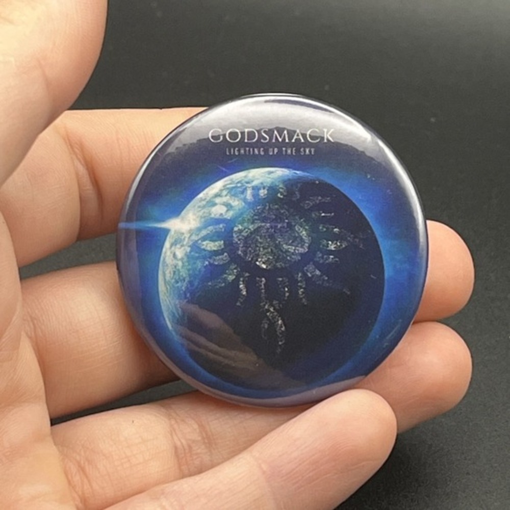Godsmack Lighting Of The Sky Album Cover Rock Band Music Button Pin